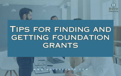 Tips for finding and getting foundation grants