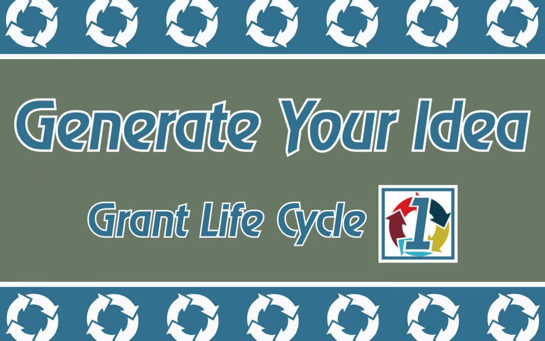 Grant Life Cycle: Generate Your Idea