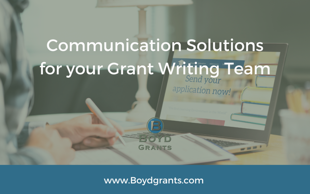 Communication Solutions for Your Grant Writing Team