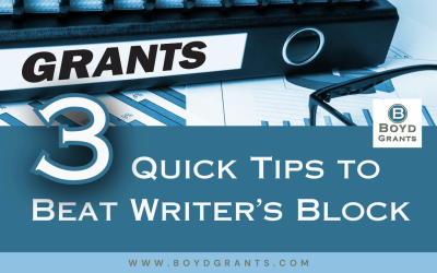 3 Quick Tips to Beat Writers Block