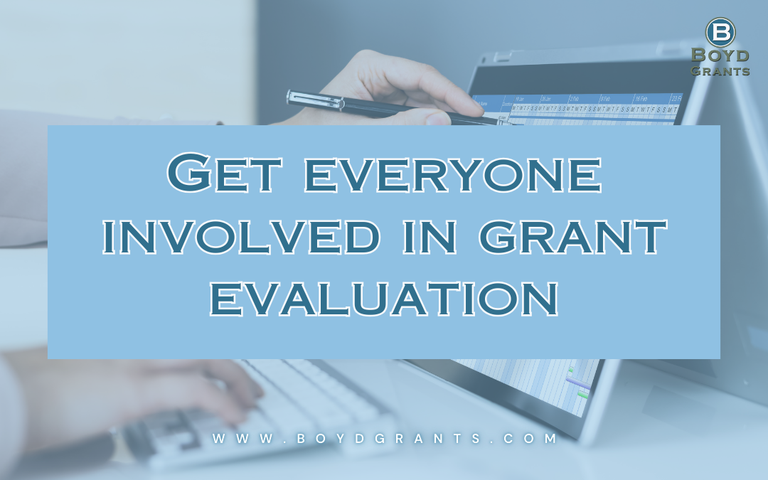 Get everyone involved in grant evaluation!