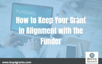 How to keep your grant in alignment with the funder