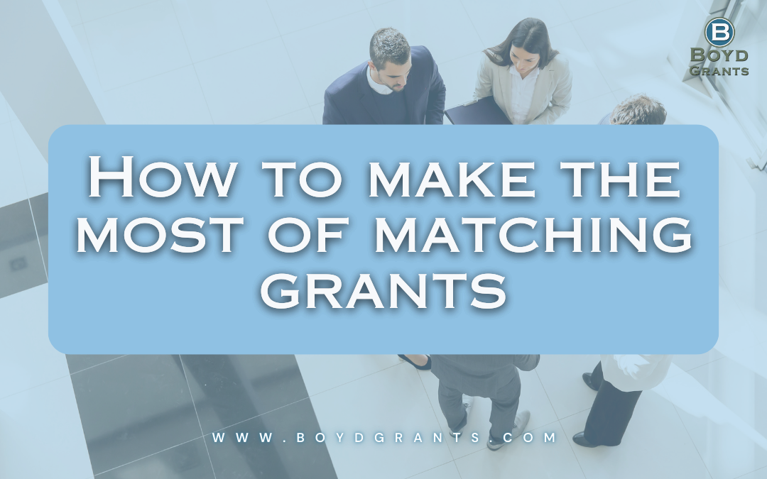 How to make the most of matching grants!