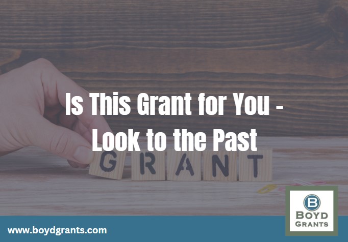 Is this grant for you? Look to the past